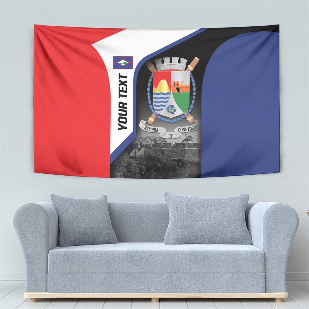 Caribbean Sint Maarten Personalized Tapestry Brown Pelican - Wonder Print Shop