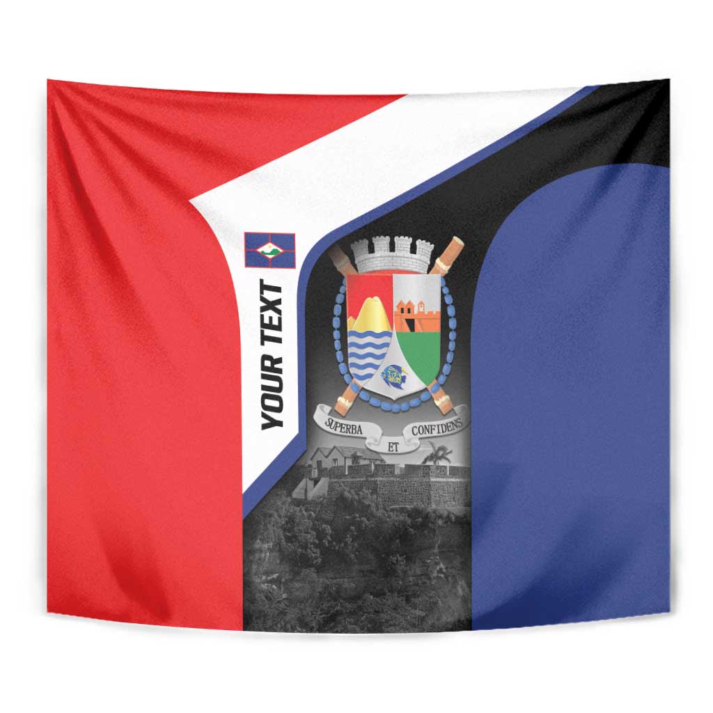 Caribbean Sint Maarten Personalized Tapestry Brown Pelican - Wonder Print Shop