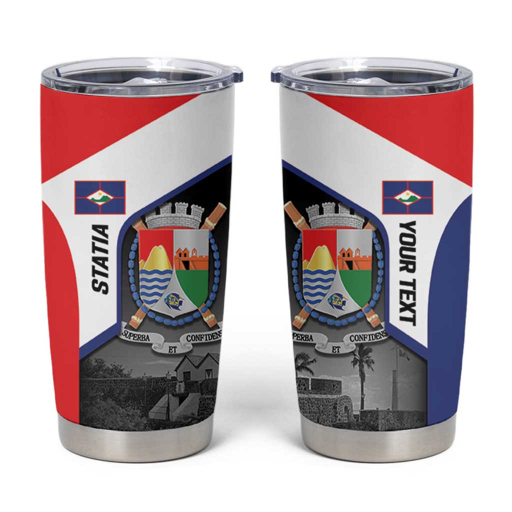 Caribbean Sint Maarten Personalized Tumbler Cup Brown Pelican - Wonder Print Shop