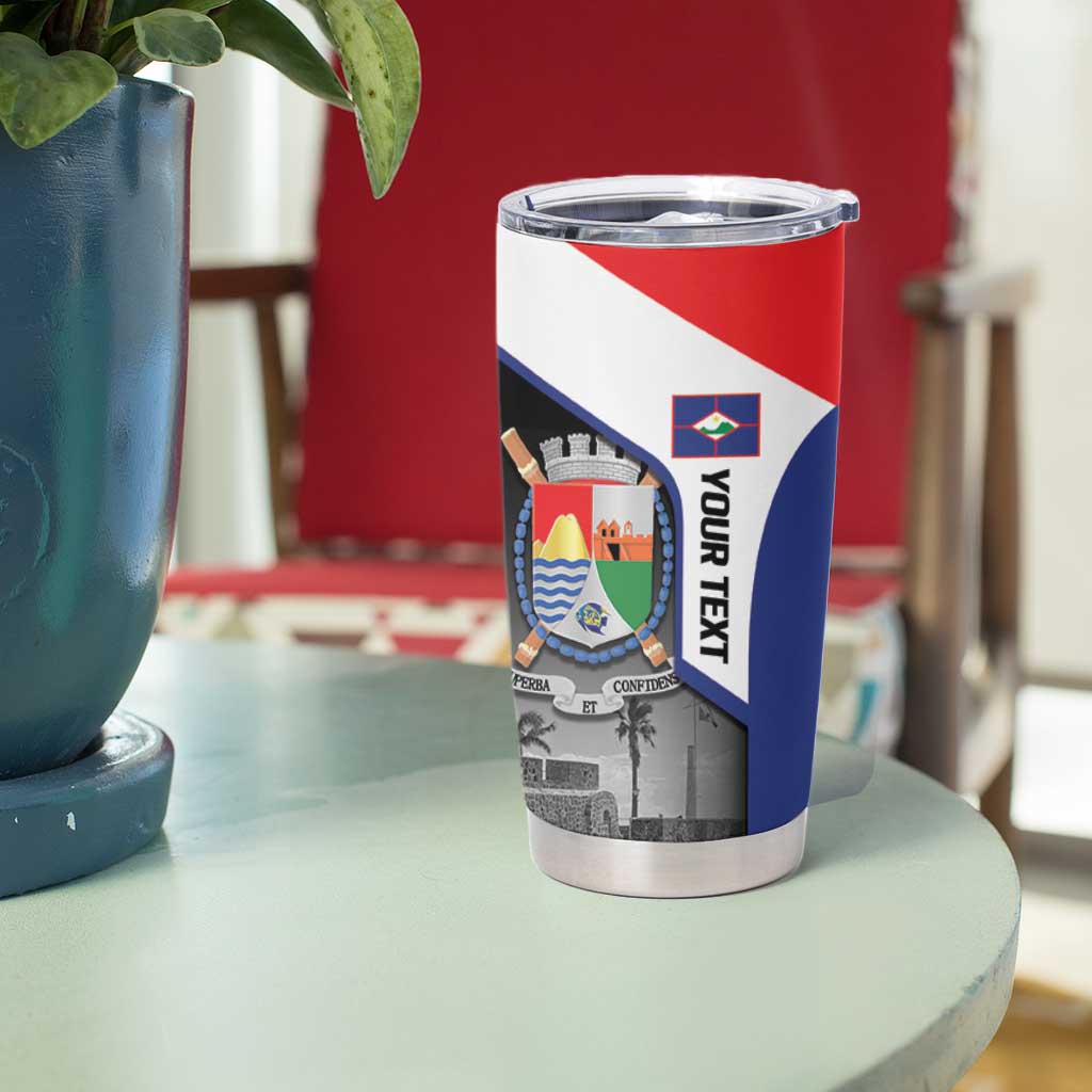 Caribbean Sint Maarten Personalized Tumbler Cup Brown Pelican - Wonder Print Shop