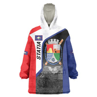 Caribbean Sint Maarten Personalized Wearable Blanket Hoodie Brown Pelican - Wonder Print Shop