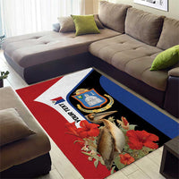 Caribbean Sint Eustatius Personalized Area Rug Statia Superba et confidens - Wonder Print Shop