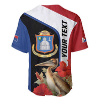 Caribbean Sint Eustatius Personalized Baseball Jersey Statia Superba et confidens - Wonder Print Shop