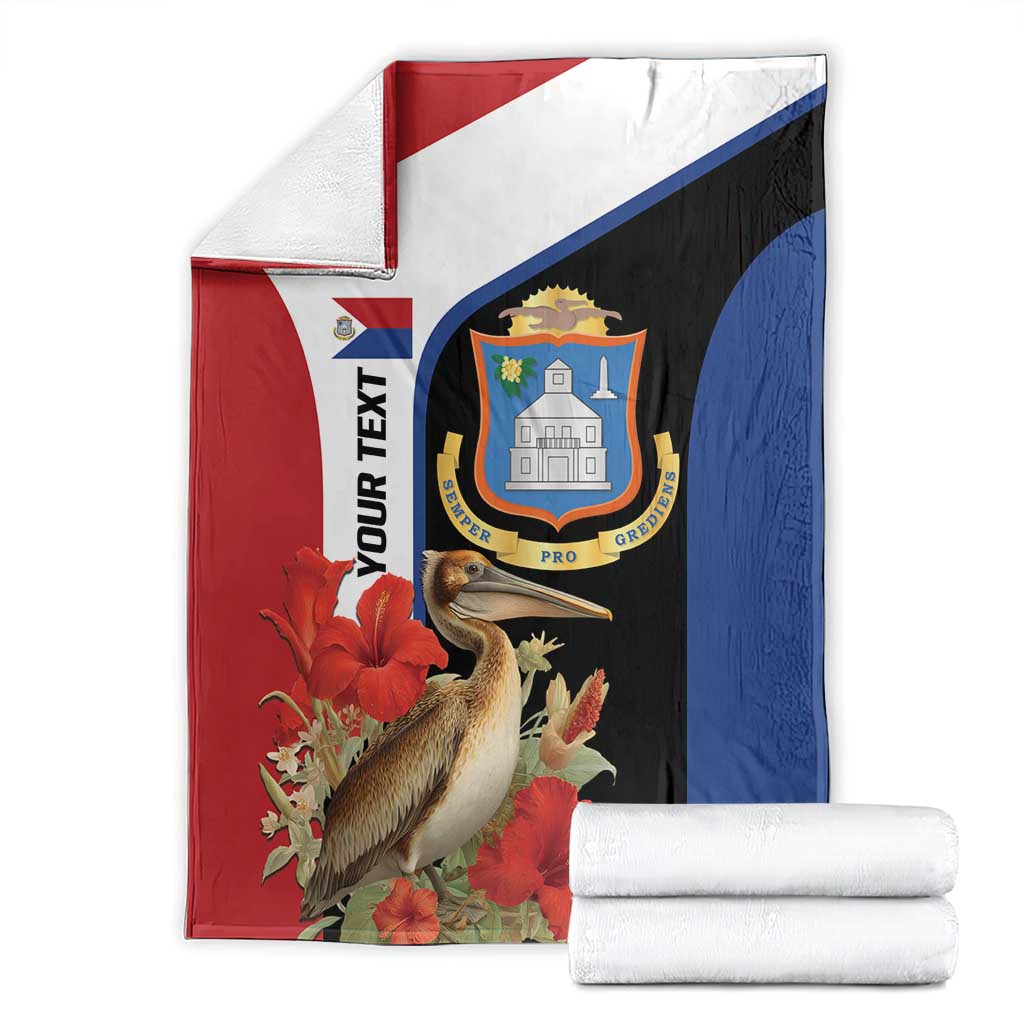 Caribbean Sint Eustatius Personalized Blanket Statia Superba et confidens - Wonder Print Shop