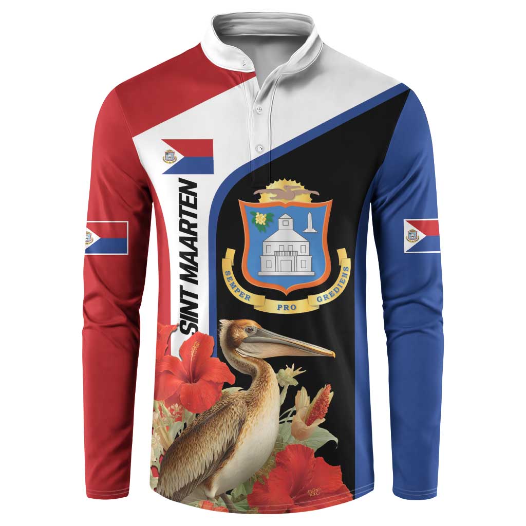 Caribbean Sint Eustatius Personalized Button Sweatshirt Statia Superba et confidens - Wonder Print Shop