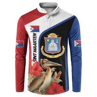 Caribbean Sint Eustatius Personalized Button Sweatshirt Statia Superba et confidens - Wonder Print Shop