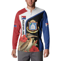 Caribbean Sint Eustatius Personalized Button Sweatshirt Statia Superba et confidens - Wonder Print Shop