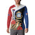 Caribbean Sint Eustatius Personalized Button Sweatshirt Statia Superba et confidens - Wonder Print Shop