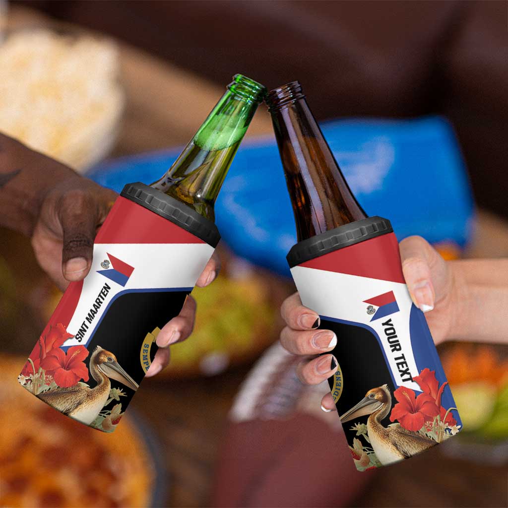 Caribbean Sint Eustatius Personalized 4 in 1 Can Cooler Tumbler Statia Superba et confidens - Wonder Print Shop