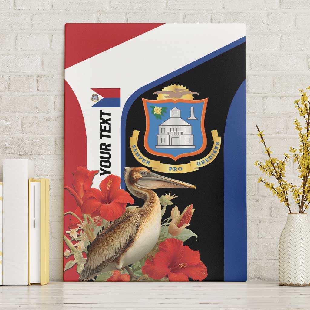 Caribbean Sint Eustatius Personalized Canvas Wall Art Statia Superba et confidens - Wonder Print Shop