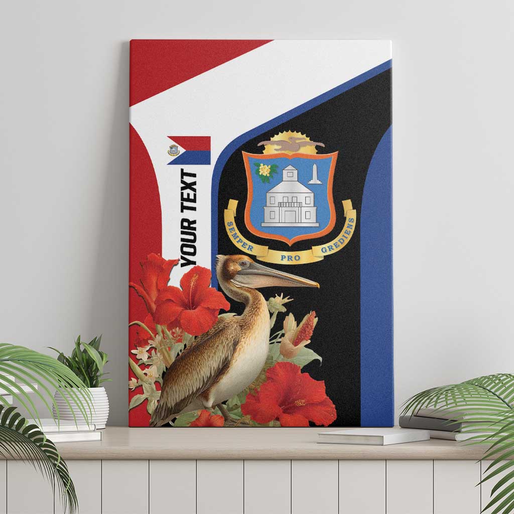 Caribbean Sint Eustatius Personalized Canvas Wall Art Statia Superba et confidens - Wonder Print Shop