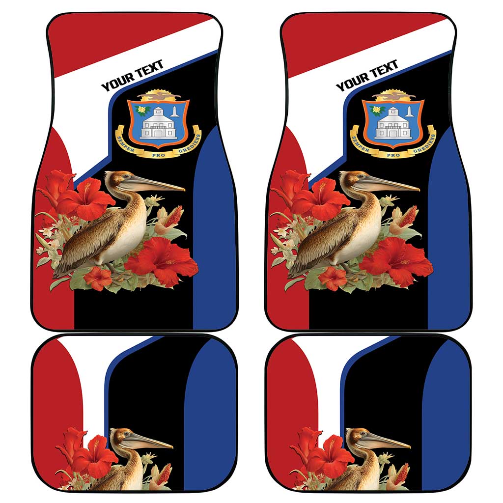 Caribbean Sint Eustatius Personalized Car Mats Statia Superba et confidens - Wonder Print Shop