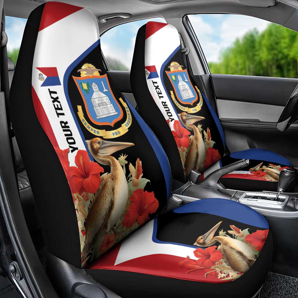 Caribbean Sint Eustatius Personalized Car Seat Cover Statia Superba et confidens - Wonder Print Shop