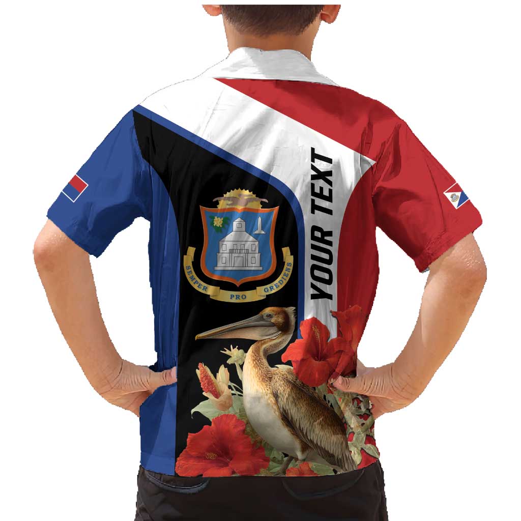 Caribbean Sint Eustatius Personalized Family Matching Mermaid Dress and Hawaiian Shirt Statia Superba et confidens - Wonder Print Shop