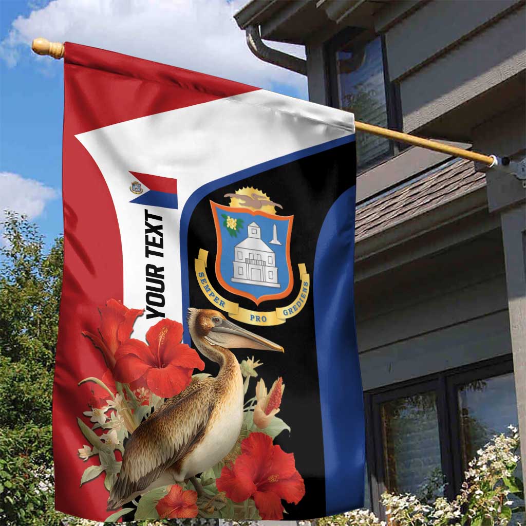 Caribbean Sint Eustatius Personalized Garden Flag Statia Superba et confidens - Wonder Print Shop