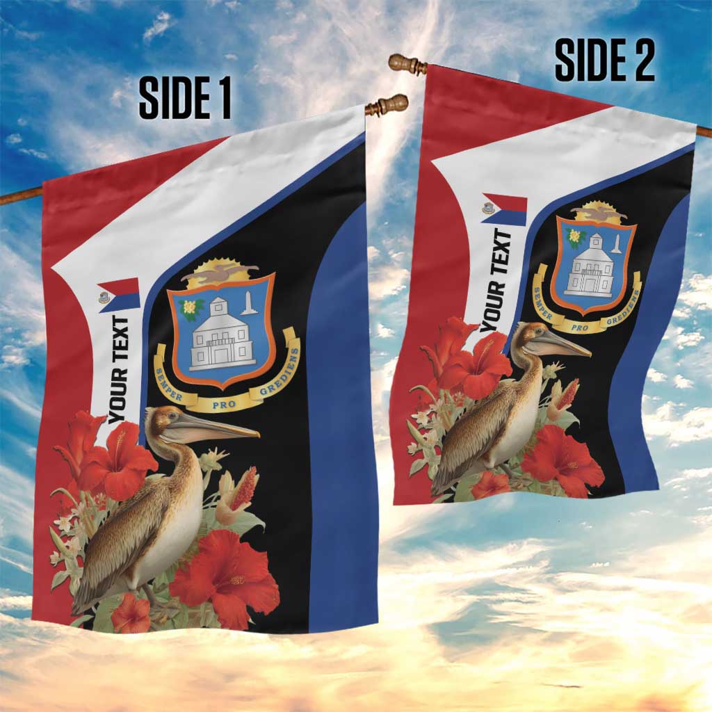 Caribbean Sint Eustatius Personalized Garden Flag Statia Superba et confidens - Wonder Print Shop