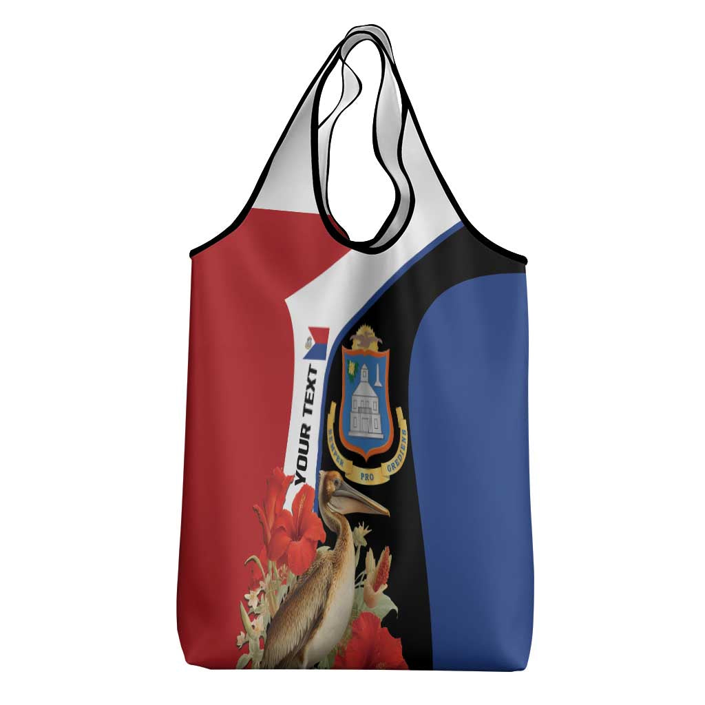 Caribbean Sint Eustatius Personalized Grocery Bag Statia Superba et confidens - Wonder Print Shop