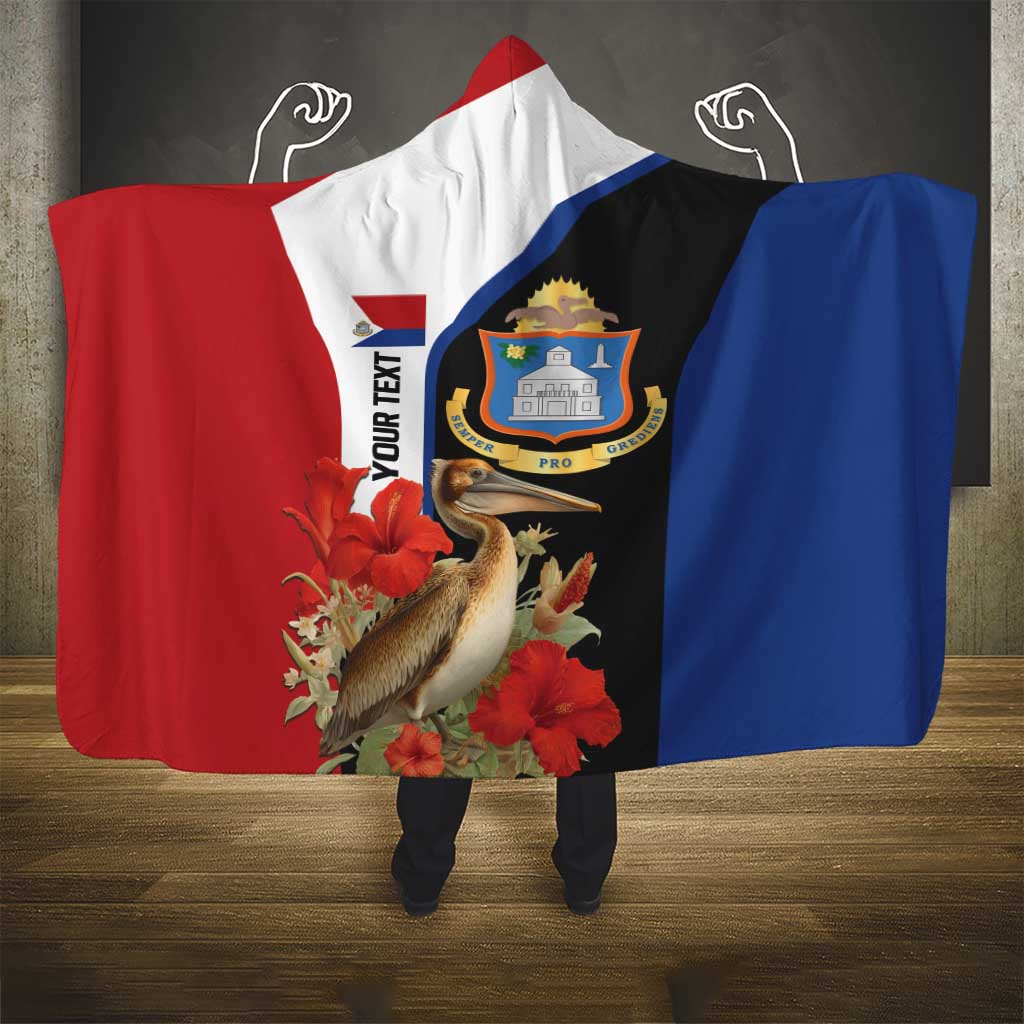 Caribbean Sint Eustatius Personalized Hooded Blanket Statia Superba et confidens - Wonder Print Shop