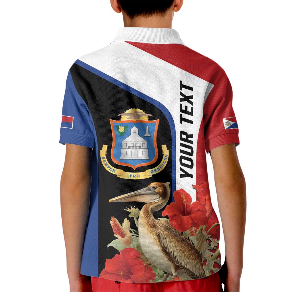 Caribbean Sint Eustatius Personalized Kid Polo Shirt Statia Superba et confidens - Wonder Print Shop