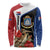 Caribbean Sint Eustatius Personalized Long Sleeve Shirt Statia Superba et confidens - Wonder Print Shop
