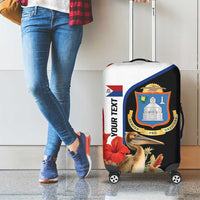 Caribbean Sint Eustatius Personalized Luggage Cover Statia Superba et confidens - Wonder Print Shop