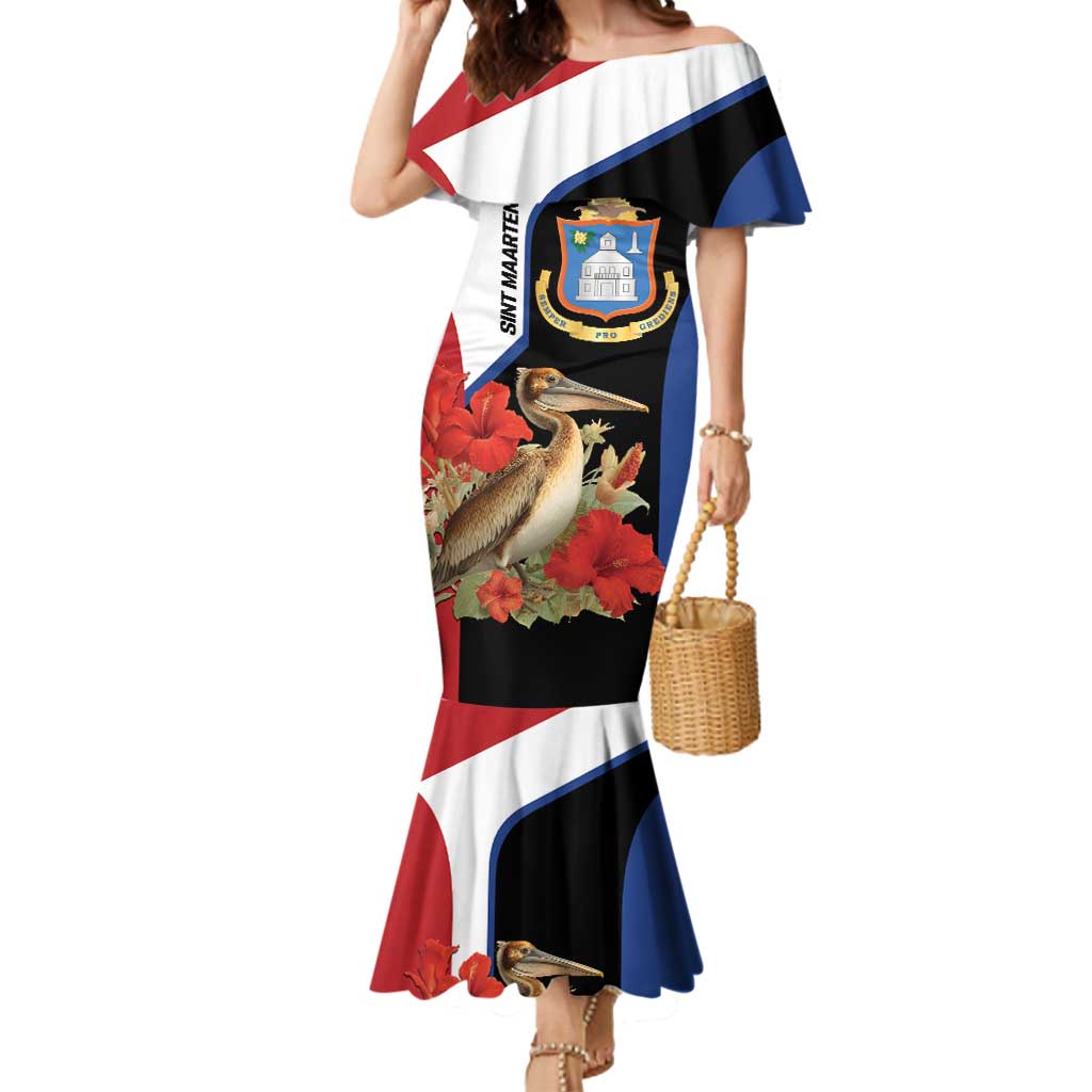 Caribbean Sint Eustatius Personalized Mermaid Dress Statia Superba et confidens - Wonder Print Shop