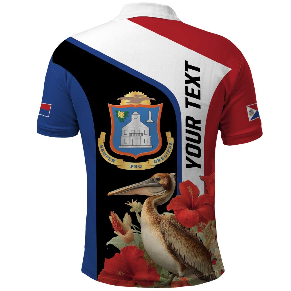 Caribbean Sint Eustatius Personalized Polo Shirt Statia Superba et confidens - Wonder Print Shop