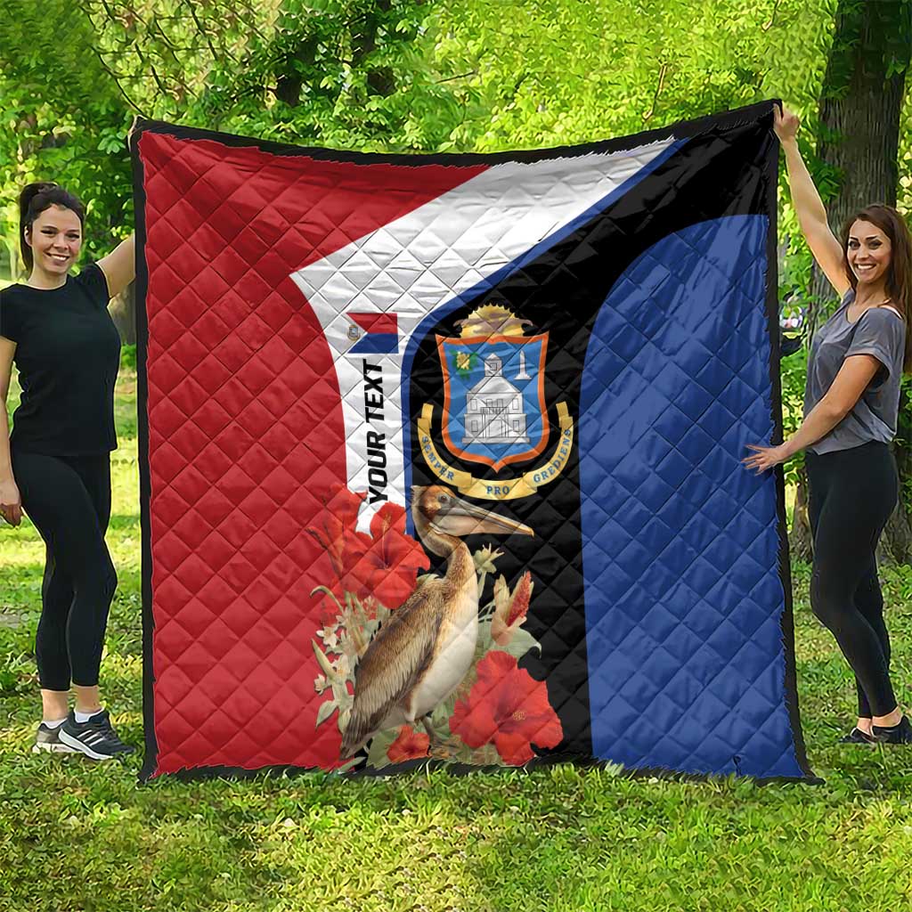 Caribbean Sint Eustatius Personalized Quilt Statia Superba et confidens - Wonder Print Shop