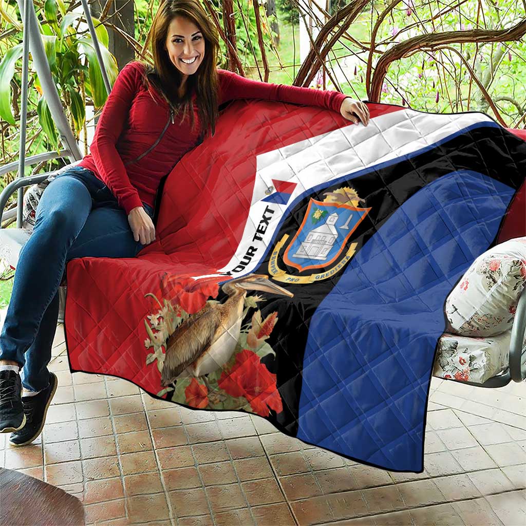 Caribbean Sint Eustatius Personalized Quilt Statia Superba et confidens - Wonder Print Shop