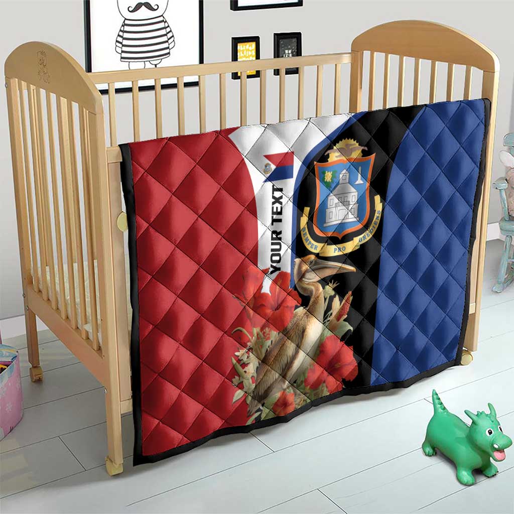 Caribbean Sint Eustatius Personalized Quilt Statia Superba et confidens - Wonder Print Shop