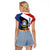 Caribbean Sint Eustatius Personalized Raglan Cropped T Shirt Statia Superba et confidens - Wonder Print Shop