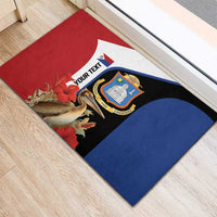 Caribbean Sint Eustatius Personalized Rubber Doormat Statia Superba et confidens - Wonder Print Shop