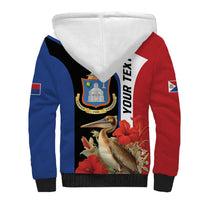 Caribbean Sint Eustatius Personalized Sherpa Hoodie Statia Superba et confidens - Wonder Print Shop