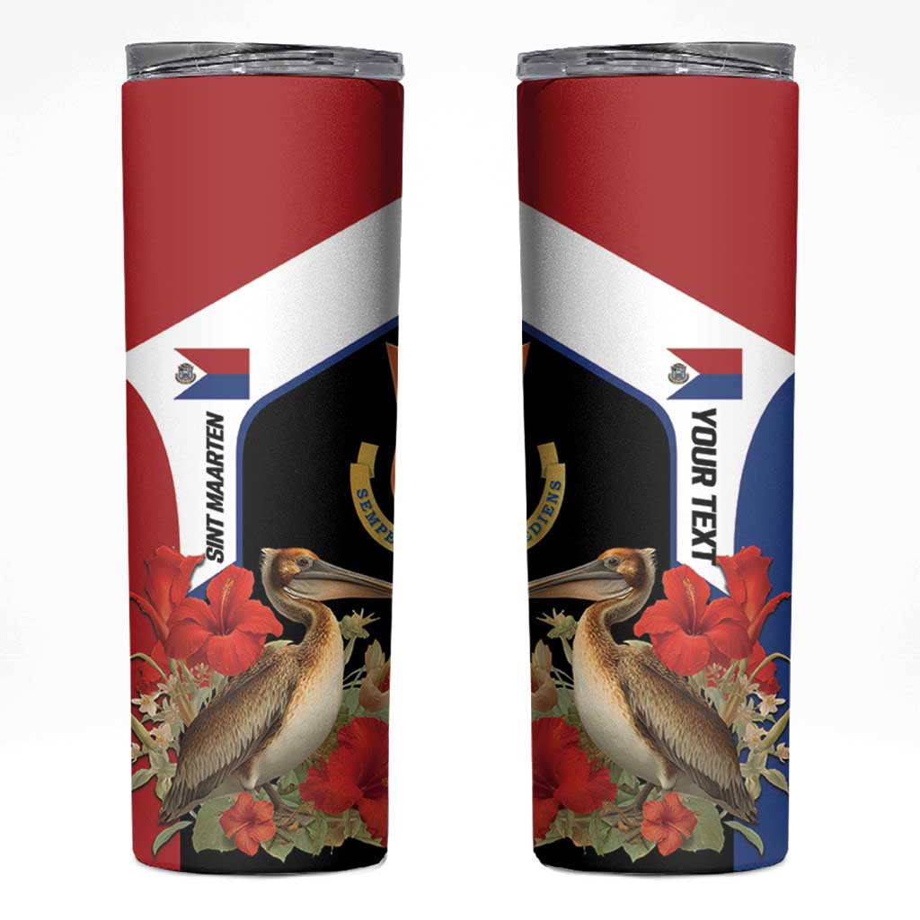 Caribbean Sint Eustatius Personalized Skinny Tumbler Statia Superba et confidens - Wonder Print Shop