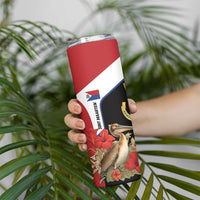 Caribbean Sint Eustatius Personalized Skinny Tumbler Statia Superba et confidens - Wonder Print Shop