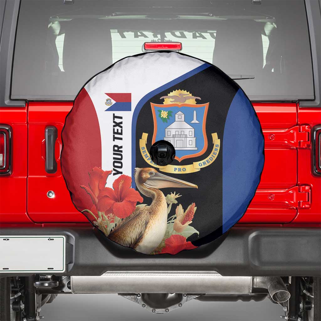 Caribbean Sint Eustatius Personalized Spare Tire Cover Statia Superba et confidens - Wonder Print Shop