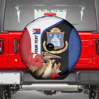 Caribbean Sint Eustatius Personalized Spare Tire Cover Statia Superba et confidens - Wonder Print Shop
