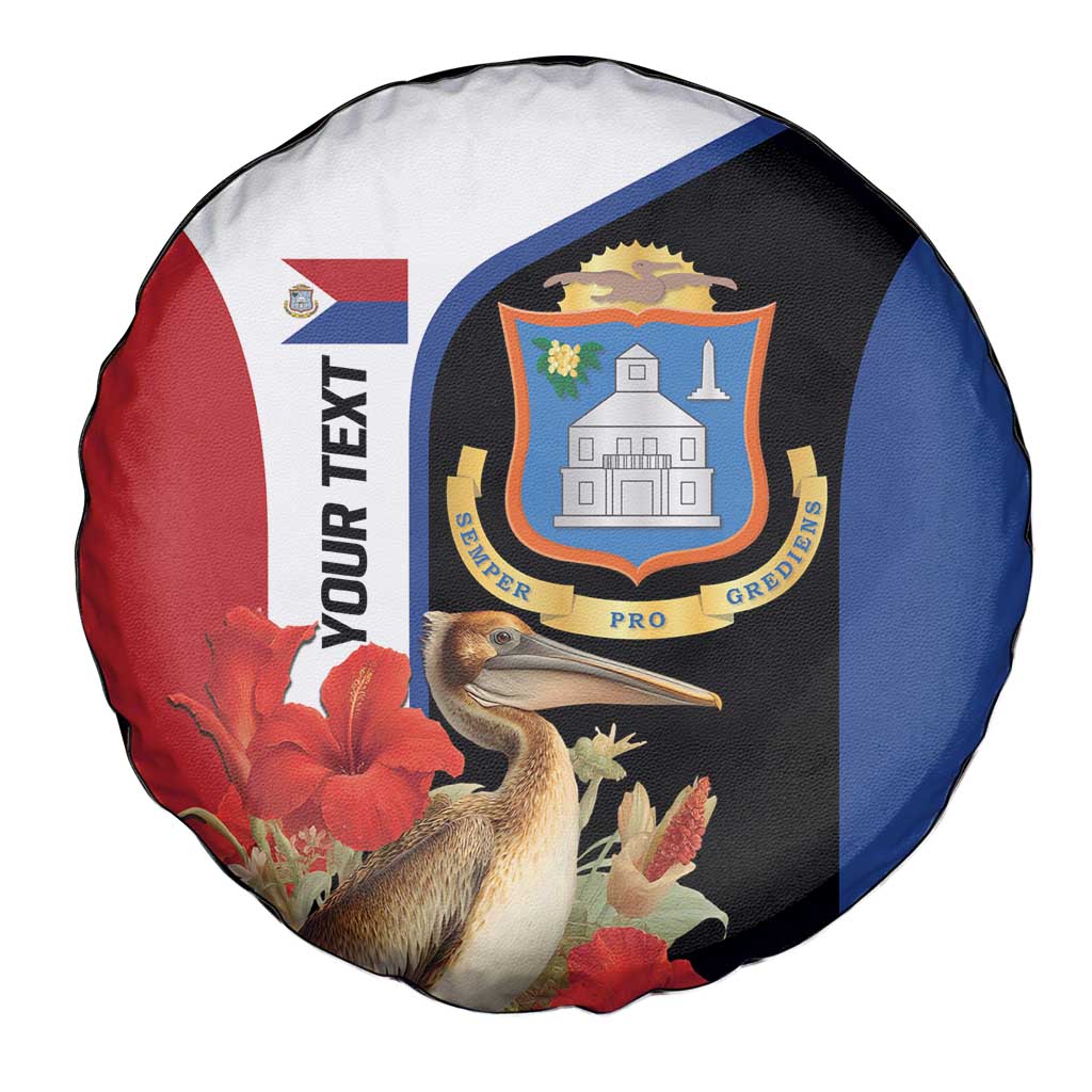 Caribbean Sint Eustatius Personalized Spare Tire Cover Statia Superba et confidens - Wonder Print Shop