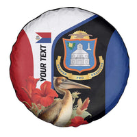 Caribbean Sint Eustatius Personalized Spare Tire Cover Statia Superba et confidens - Wonder Print Shop