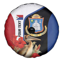 Caribbean Sint Eustatius Personalized Spare Tire Cover Statia Superba et confidens - Wonder Print Shop