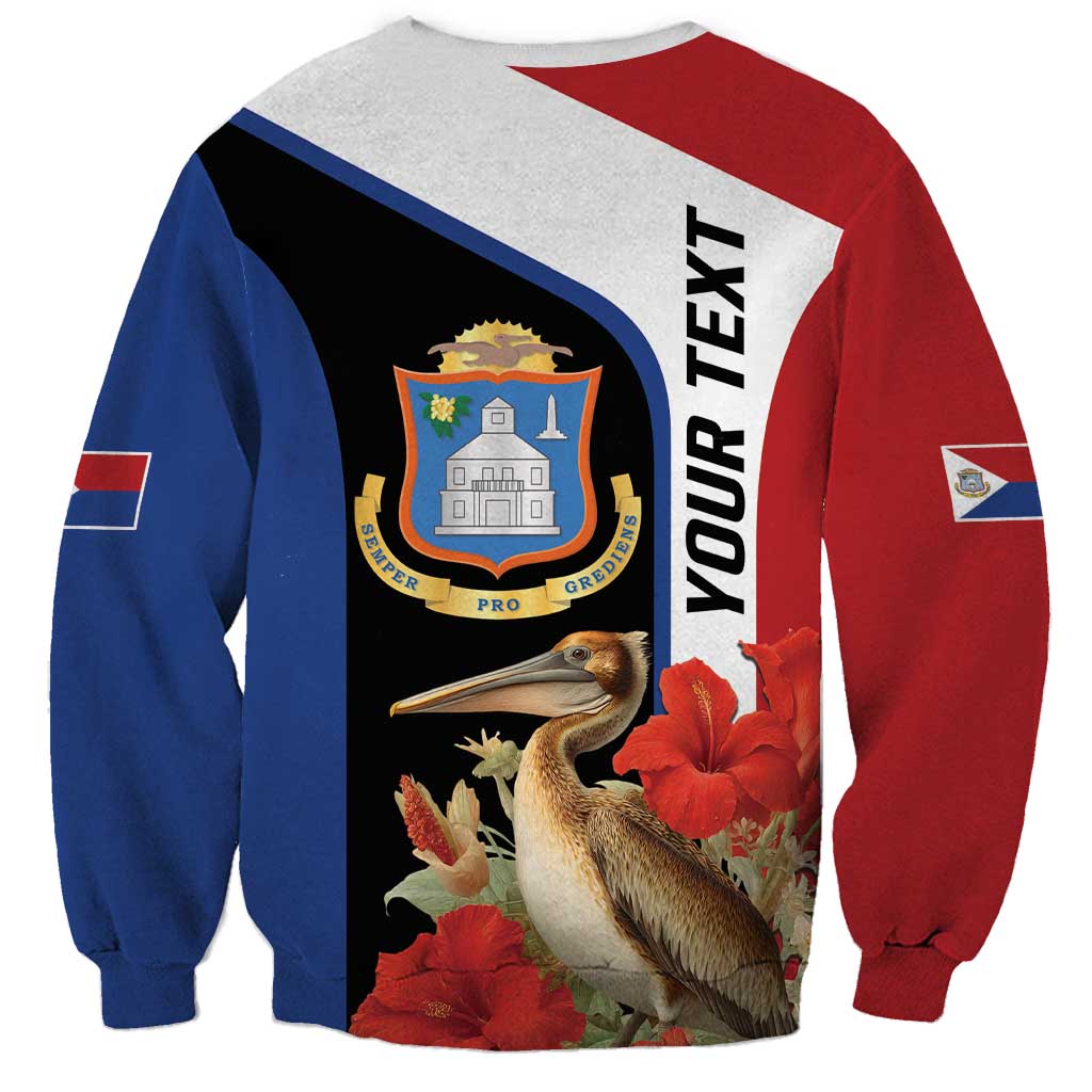 Caribbean Sint Eustatius Personalized Sweatshirt Statia Superba et confidens - Wonder Print Shop