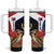 Caribbean Sint Eustatius Personalized Tumbler With Handle Statia Superba et confidens - Wonder Print Shop