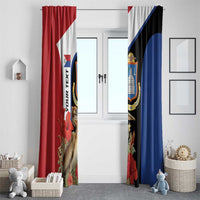 Caribbean Sint Eustatius Personalized Window Curtain Statia Superba et confidens - Wonder Print Shop