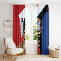 Caribbean Sint Eustatius Personalized Window Curtain Statia Superba et confidens - Wonder Print Shop