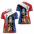 Caribbean Sint Eustatius Personalized Women Polo Shirt Statia Superba et confidens - Wonder Print Shop