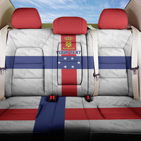 Personalized Nederlandse Antillen 1959-1986 Back Car Seat Cover Simple Flag Style - Wonder Print Shop