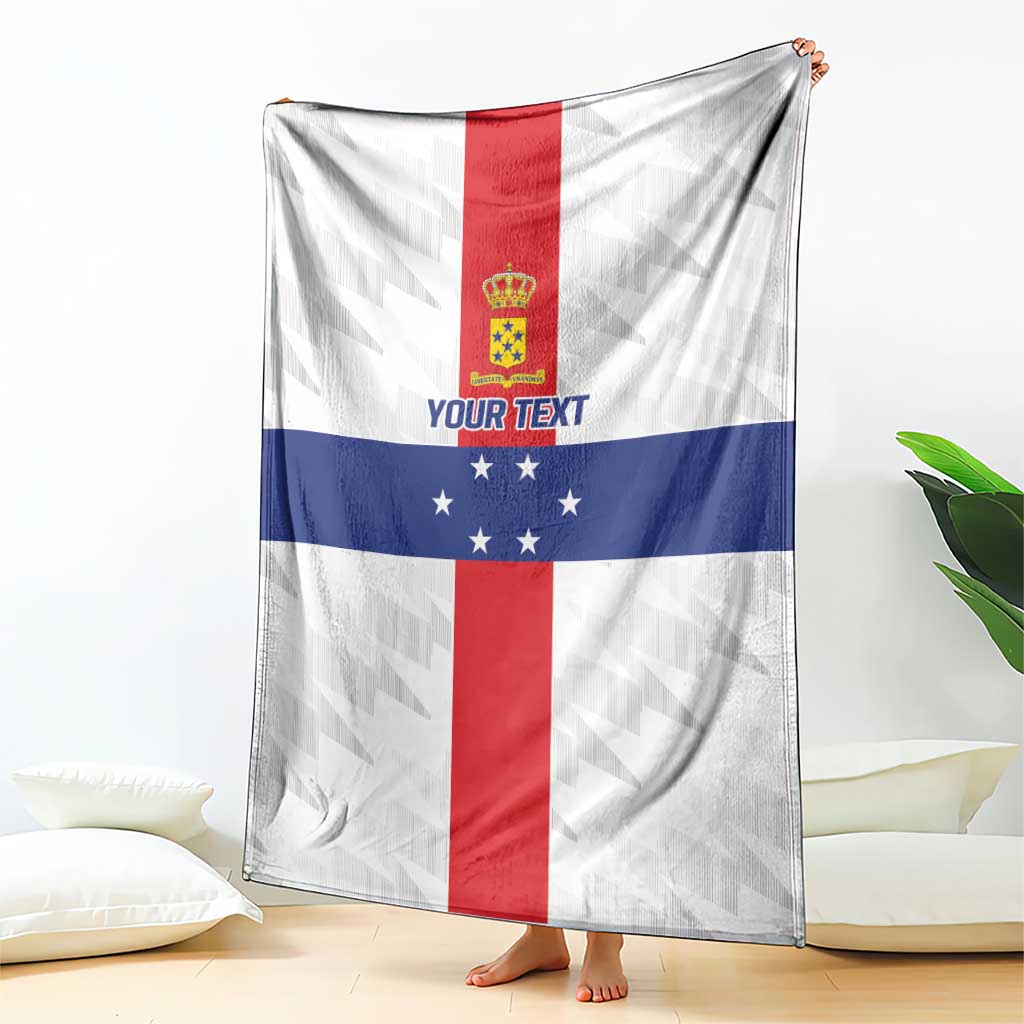 Personalized Nederlandse Antillen 1959-1986 Blanket Simple Flag Style - Wonder Print Shop