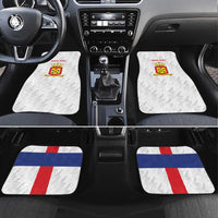 Personalized Nederlandse Antillen 1959-1986 Car Mats Simple Flag Style - Wonder Print Shop