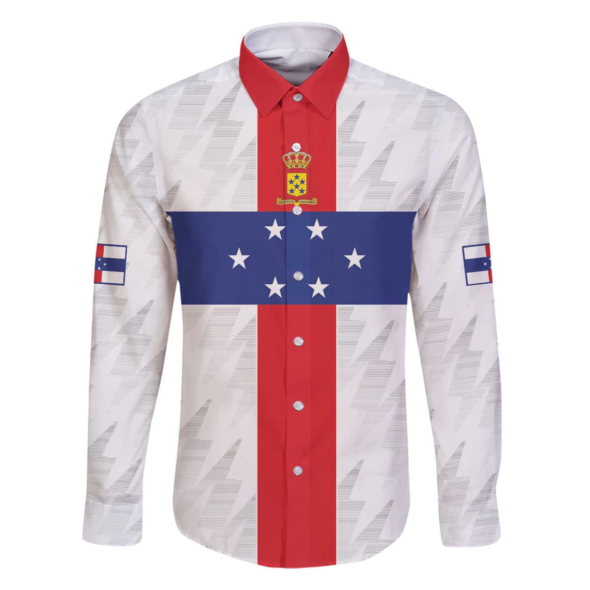 Personalized Nederlandse Antillen 1959-1986 Family Matching Off The Shoulder Long Sleeve Dress and Hawaiian Shirt Simple Flag Style - Wonder Print Shop