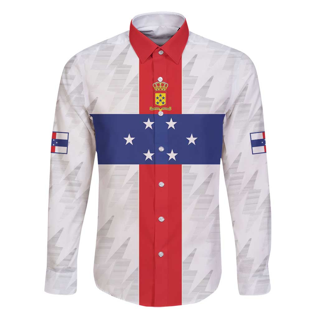 Personalized Nederlandse Antillen 1959-1986 Family Matching Puletasi and Hawaiian Shirt Simple Flag Style - Wonder Print Shop